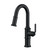 Gerber D150537BS Kinzie 1H Pull-Down Prep Faucet 1.75gpm Satin Black