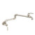 Gerber D205037SS Kinzie Wall Mount Pot Filler 2.2gpm Stainless Steel
