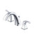 Gerber D304118 Vaughn 2H Widespread Faucet w/ Metal Pop-Up Drain 1.2gpm Chrome