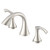 Gerber D304222BN Antioch 2H Widespread Lavatory Faucet w/ Metal Touch Down Drain 1.2gpm Brushed Nickel