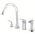 Gerber D409112 Melrose 1H High-Rise Kitchen Faucet w/ Soap Dispenser & Spray 1.75gpm Chrome