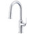 Gerber D454437 Kinzie 1H Pull-Down Kitchen Faucet w/ Snapback Retraction 1.75gpm Chrome