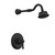 Gerber D501557BSTC Opulence 1H Shower Only Trim Kit & Treysta Cartridge w/ 5 Function Showerhead 1.75gpm Satin Black