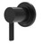 Gerber D560930BST Amalfi 1H Trim Kit for Diverter Valves Satin Black