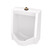 Gerber GHE27800 Monitor 0.125/0.5/1.0 gpf Urinal Washout Top Spud Full Stall White