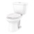 Gerber GLF20551 Viper 0.8gpf RF 12" RI Combo: GWS21551 Bowl w/ GLF28528 Tank White