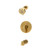 Symmons S3592BBBZ15TRM Dia Tub and Shower Trim with VersaFlex Integral Diverter, Brushed Bronze