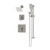Symmons 3695STNTRM Duro Shower and Hand Shower Trim, Satin Nickel