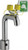 Chicago Faucets 8453-F11F-13ABCPT Touchess Electronic Emergency Eyewash/Faucet 1070 DC 1.5 GPM