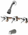 3 Handle Tub and Shower Faucets