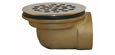 P-312 Angle Style Brass Shower Drain