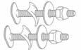 Closet Bolts, Screws, Nuts, Washers