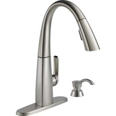Delta 19936-SPSD-DST - Arc™ Pull-Down Faucet, SpotShield Stainless