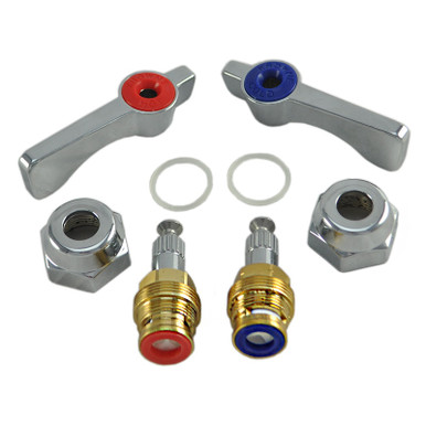 Gruppo Valvola A Pulsante KROWNE 21-302L, Basso Piombo, Ricambio Originale In Acciaio Inox
