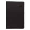 Daily Appointment Book With 15-minute Appointments, 8.5 X 5.5, Black, 2021