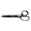 Hot Forged Carbon Steel Shears, 8" Long, 3.88" Cut Length, Nickel Straight Handle