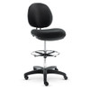 Alera Interval Series Swivel Task Stool, 33.26" Seat Height, Supports Up To 275 Lbs, Black Seat/black Back, Black Base - IVSALEIN4616