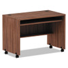 Alera Valencia Series Mobile Workstation Desk, 41.38w X 23.63d X 30h, Modern Walnut