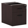 Alera Valencia Series 3/4 Box/file Pedestal,15.63w X 20.5d X 19.25h,mahogany