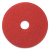 Buffing Pads, 20" Diameter, Red, 5/ct