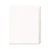 Preprinted Legal Exhibit Side Tab Index Dividers, Allstate Style, 25-tab, 1 To 25, 11 X 8.5, White, 1 Set