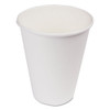 Paper Hot Cups, 12 Oz, White, 20 Cups/sleeve, 50 Sleeves/carton