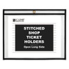 Shop Ticket Holders, Stitched, Sides Clear, 50 Sheets, 11 X 8 1/2, 25/box