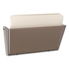 Unbreakable Docupocket Wall File, Letter, 14 1/2 X 3 X 6 1/2, Smoke