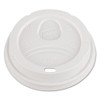 Dome Drink-thru Lids, Fits 12 Oz. & 16 Oz. Paper Hot Cups, White, 100/pack