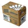 Plastic Cutlery, Heavyweight Soup Spoons, White, 1,000/carton