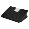 Adjustable Locking Footrest With Microban, 17.5w X 13.13d X 5.63, Black/silver