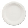 Paper Dinnerware, Plate, 6" Dia, White, 1000/carton