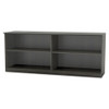 Medina Series Low Wall Cabinet With Doors, 72w X 20d X 29 1/2h, Gray Steel, Box1