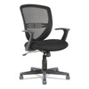 Swivel/tilt Mesh Mid-back Task Chair, Supports Up To 250 Lbs., Black Seat/black Back, Black Base