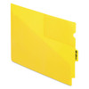 Colored Poly Out Guides With Center Tab, 1/3-cut End Tab, Out, 8.5 X 11, Yellow, 50/box