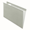 Colored Reinforced Hanging Folders, Legal Size, 1/5-cut Tab, Gray, 25/box