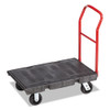 Heavy-duty Platform Truck Cart, 500 Lb Capacity, 24 X 36 Platform, Black