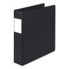 Earth's Choice Biobased Locking D-ring Reference Binder, 3 Rings, 2" Capacity, 11 X 8.5, Black