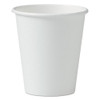 Single-sided Poly Paper Hot Cups, 6oz, White, 50/pack, 20 Packs/carton