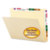 Heavyweight Manila End Tab Conversion File Folders, Straight Tab, Letter Size, 100/box