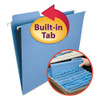 Fastab Hanging Folders, Letter Size, 1/3-cut Tab, Blue, 20/box