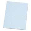 Quadrille Pads, 8 Sq/in Quadrille Rule, 8.5 X 11, White, 50 Sheets