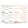 W-2 Tax Forms, 4-part, 5 1/2 X 8 1/2, Inkjet/laser, 50 W-2s & 1 W-3