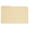 Top Tab Manila File Folders, 1/3-cut Tabs, Left Position, Legal Size, 11 Pt. Manila, 100/box