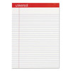 Perforated Writing Pads, Wide/legal Rule, 8.5 X 11.75, White, 50 Sheets, Dozen