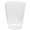 Comet Plastic Tumbler, 8 Oz., Clear, Tall, 25/pack