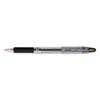Jimnie Stick Gel Pen, Medium 0.7mm, Black Ink, Smoke Barrel, Dozen