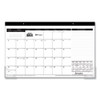 Compact Desk Pad, 17.75 X 10.88, White, 2021