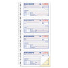 Two-part Rent Receipt Book, 2 3/4 X 4 3/4, Carbonless, 200 Forms