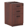 Alera Valencia Box/box/file Full Pedestal, 15.63w X 20.5d X 28.5h, Medium Cherry